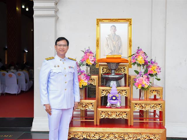 วิทยาลัยการศึกษา มหาวิทยาลัยพะเยา ร่วมถวายผ้าพระกฐินพระราชทาน ประจำปี 2567