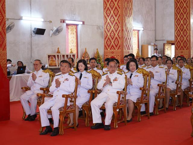 วิทยาลัยการจัดการ มหาวิทยาลัยพะเยา ร่วมถวายผ้าพระกฐินพระราชทาน ประจำปี 2567 ณ วัดศรีโคมคำพระอารามหลวง จ.พะเยา