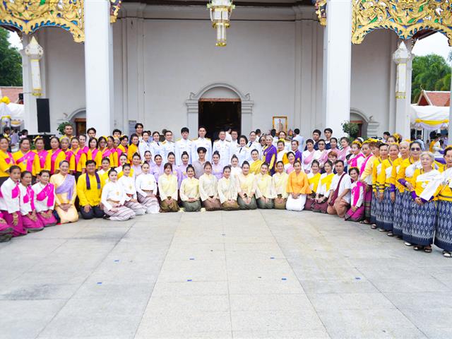 วิทยาลัยการจัดการ มหาวิทยาลัยพะเยา ร่วมถวายผ้าพระกฐินพระราชทาน ประจำปี 2567 ณ วัดศรีโคมคำพระอารามหลวง จ.พะเยา