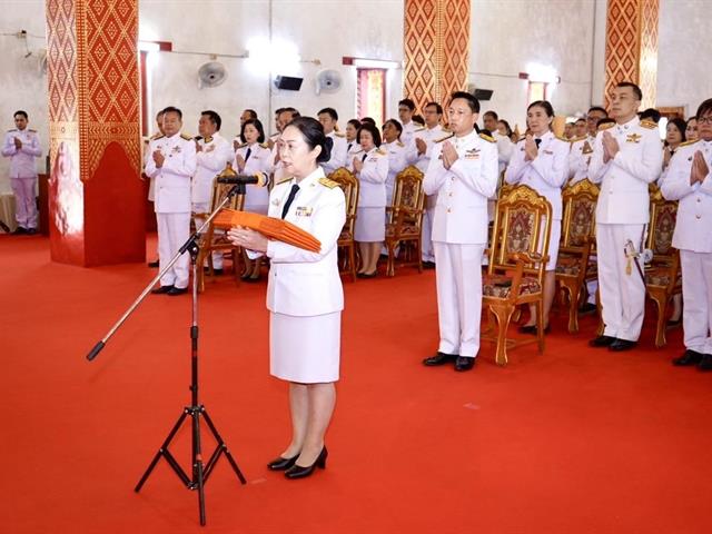 UP held its Royal Kathin Robe Offering Ceremony for 2024 at Wat Sri Khom Kham, a Royal Monastery located in Phayao Province.