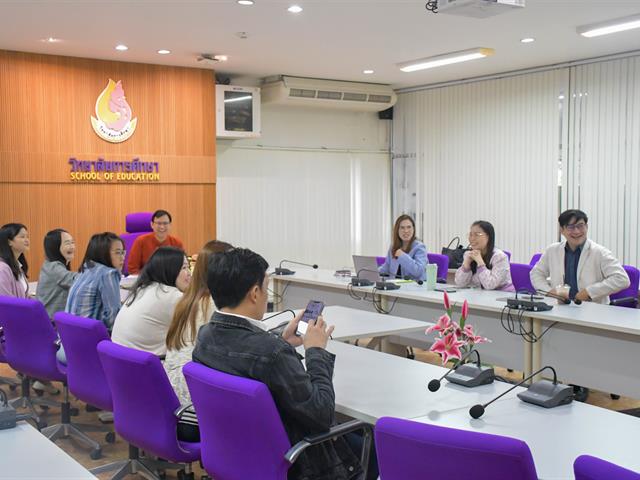 School of Education, University of Phayao, conducted an orientation meeting for new staff