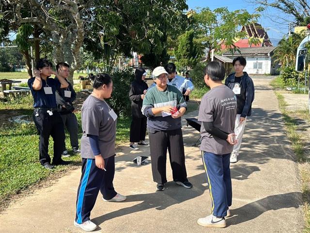 Volunteer activity at South Pafak Village, Pafak Subdistrict, Maejai County, Phayao Province