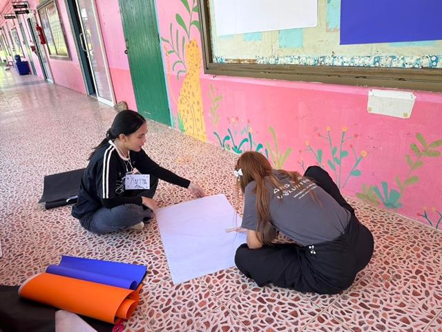 Volunteer activity at South Pafak Village, Pafak Subdistrict, Maejai County, Phayao Province