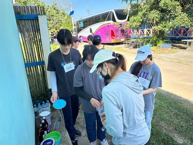 Volunteer activity at South Pafak Village, Pafak Subdistrict, Maejai County, Phayao Province