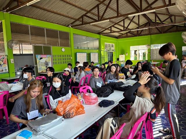 Volunteer activity at South Pafak Village, Pafak Subdistrict, Maejai County, Phayao Province