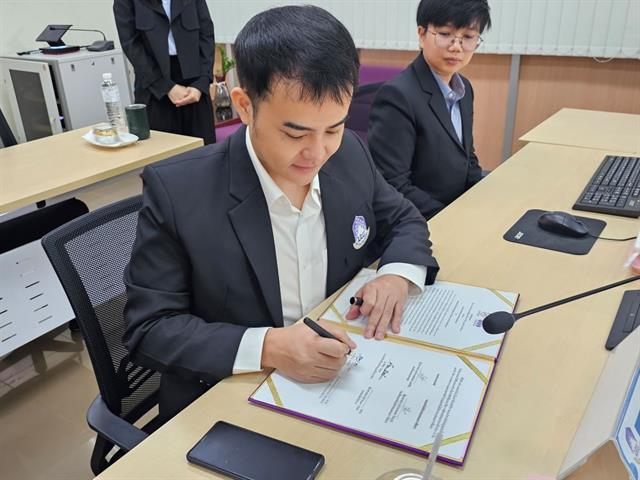 School of Allied Health Sciences, signs a Memorandum of Understanding (MOU) with the school of Information Communication and Technology.