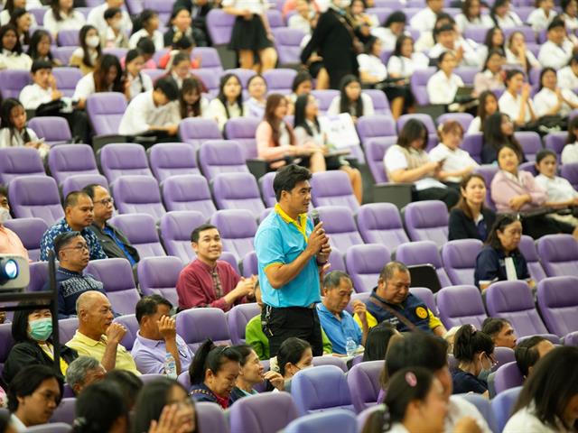 คณะสาธารณสุขศาสตร์ กิจกรรม “ปฐมนิเทศการฝึกบูรณาการความรู้และทักษะแบบสหวิชาชีพจากห้องเรียนสู่ชุมชน”