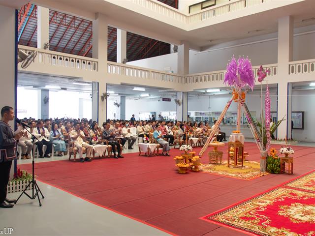 คณะศิลปศาสตร์ร่วมพิธีทำบุญเนื่องในวันขึ้นปีใหม่ ๒๕๖๘ “ฮ่วมบุญ ขึ้นปี๋ใหม่ ฮ้อยดวงใจ จาว ม.พะเยา”