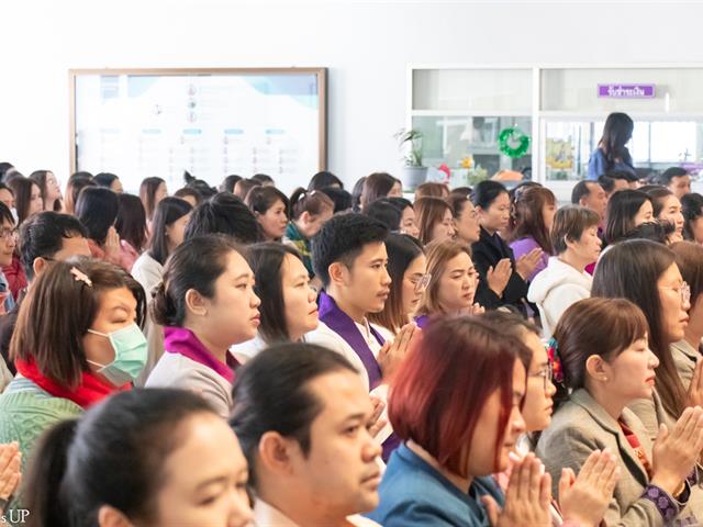 คณะศิลปศาสตร์ร่วมพิธีทำบุญเนื่องในวันขึ้นปีใหม่ ๒๕๖๘ “ฮ่วมบุญ ขึ้นปี๋ใหม่ ฮ้อยดวงใจ จาว ม.พะเยา”