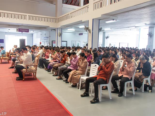 คณะศิลปศาสตร์ร่วมพิธีทำบุญเนื่องในวันขึ้นปีใหม่ ๒๕๖๘ “ฮ่วมบุญ ขึ้นปี๋ใหม่ ฮ้อยดวงใจ จาว ม.พะเยา”