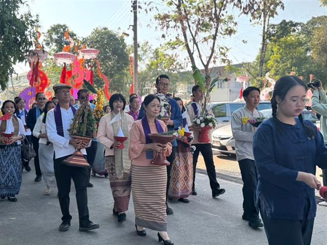 โครงการตานข้าวใหม่ใส่บาตรหลวง มหาวิทยาลัยพะเยา ประจำปี 2568