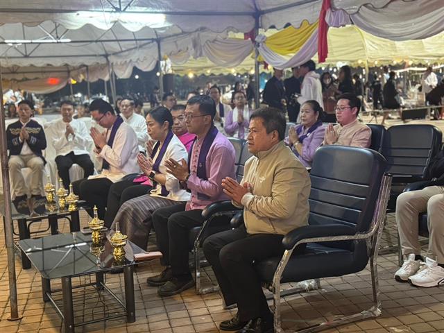 พิธีเปิดกิจกรรมตานข้าวใหม่ใส่บาตรหลวง พิธีกวนข้าวทิพย์ มหาวิทยาลัยพะเยา ประจำปี 2568