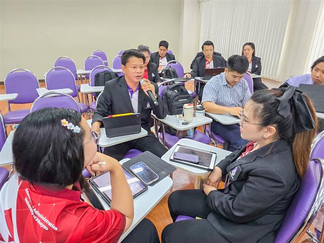 วิทยาลัยการศึกษา ดำเนินกิจกรรมส่งเสริมคุณธรรมและความโปร่งใสในรายวิชาหลักธรรมาภิบาลและการบริหารความเสี่ยงทางการศึกษาของนิสิตปริญญาโท สาขาวิชาการบริหารการศึกษา ชั้นปีที่ 2 