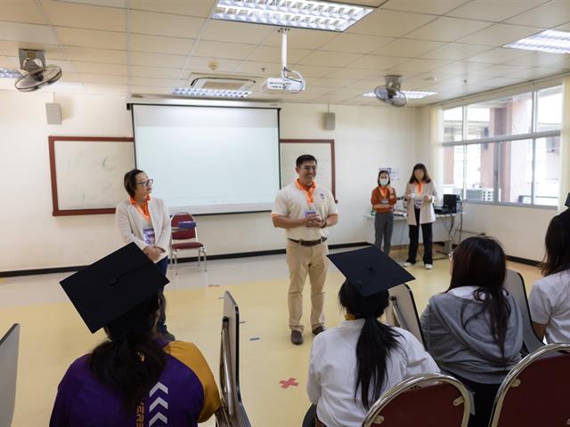 School of Liberal Arts, conducted rehearsal sessions for graduates to prepare them for the conferral of degrees for the academic year 2023.