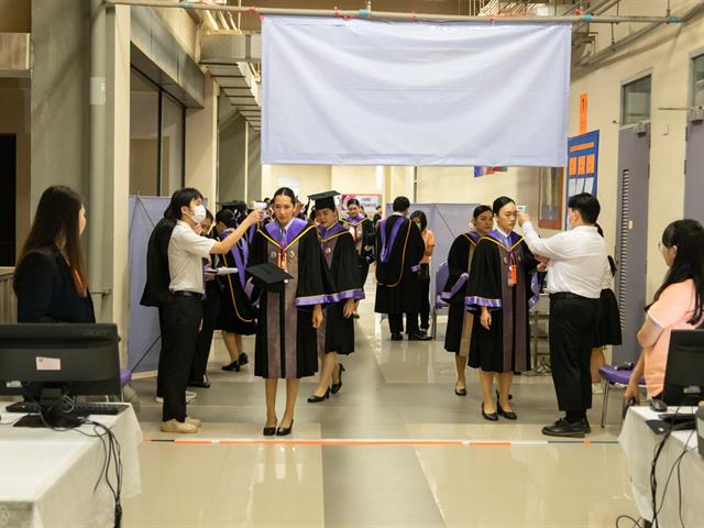 School of Liberal Arts, conducted rehearsal sessions for graduates to prepare them for the conferral of degrees for the academic year 2023.