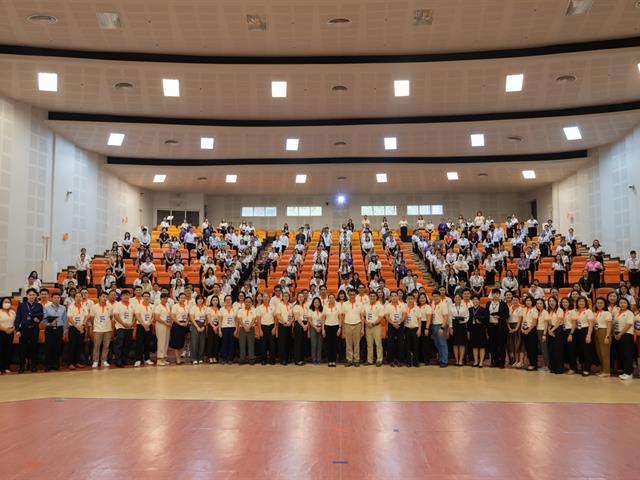 School of Liberal Arts, conducted rehearsal sessions for graduates to prepare them for the conferral of degrees for the academic year 2023.