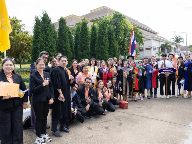 School of Liberal Arts, conducted rehearsal sessions for graduates to prepare them for the conferral of degrees for the academic year 2023.