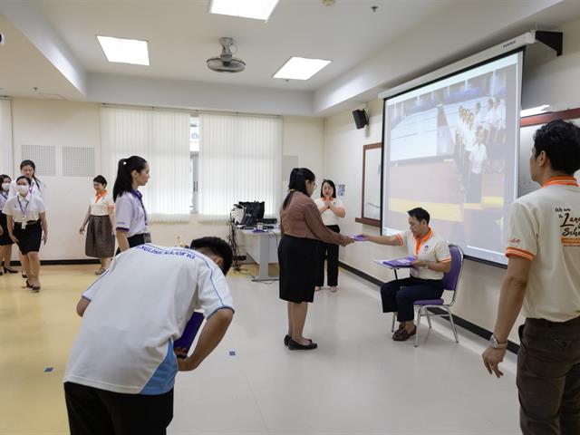 School of Liberal Arts, conducted rehearsal sessions for graduates to prepare them for the conferral of degrees for the academic year 2023.