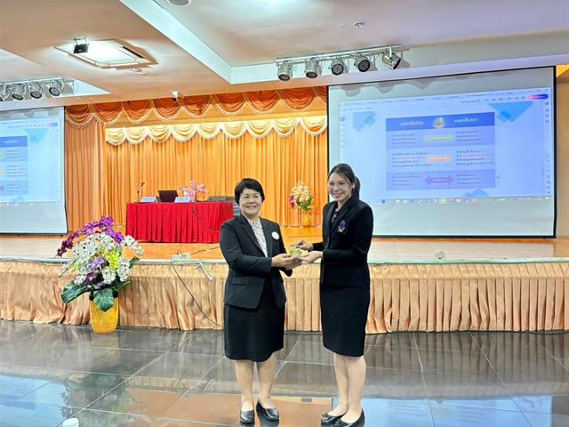 The School of Education lecturers were the lecturers in the project to develop personnel competency in guidance and counseling, Phayao Provincial Office of Learning Encouragement, Class 2