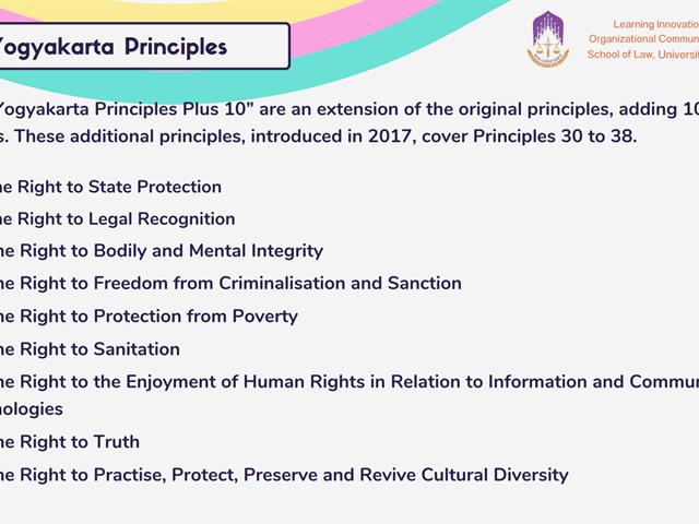 Laws in Pride Month Part 2: The Yogyakarta Principles on the Use of International Human Rights Law Concerning Sexual Orientation and Gender Identity