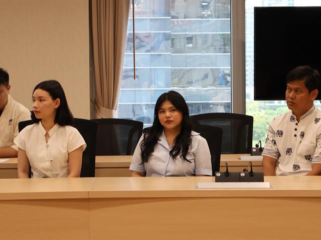 สโมสรนิสิตวิทยาลัยการจัดการ มหาวิทยาลัยพะเยา เข้าพบผู้บริหารเพื่อหารือแผนดำเนินงานปีงบประมาณ พ.ศ. 2568