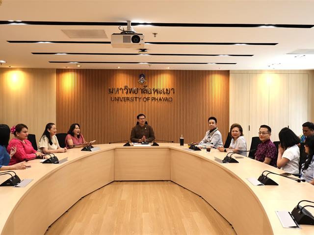 สโมสรนิสิตวิทยาลัยการจัดการ มหาวิทยาลัยพะเยา เข้าพบผู้บริหารเพื่อหารือแผนดำเนินงานปีงบประมาณ พ.ศ. 2568
