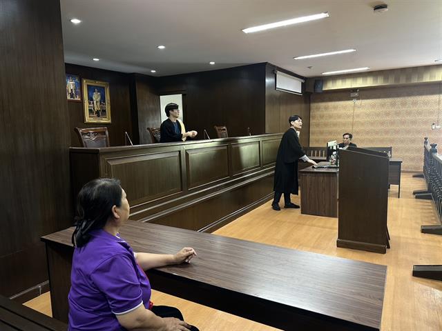คณะศึกษาดูงานกระบวนยุติธรรม