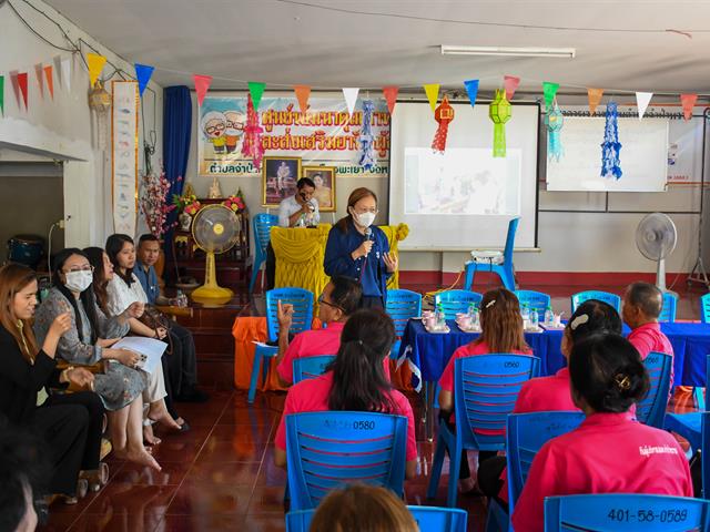 วิทยาลัยการศึกษา ดำเนินโครงการการสร้างเครือข่ายความร่วมมือ เพื่อยกระดับคุณภาพชีวิตและสร้างอาชีพโรงเรียนผู้สูงอายุ ตำบลจำป่าหวาย จังหวัดพะเยา