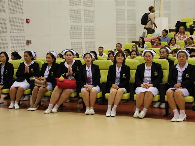 พิธีสำเร็จการศึกษา หลักสูตรประกาศนียบัตรผู้ช่วยพยาบาล 