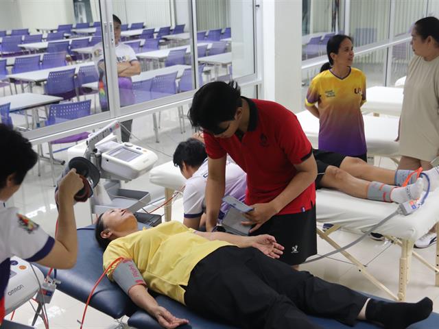 ห้องออกกำลังกายปลอดฝุ่น