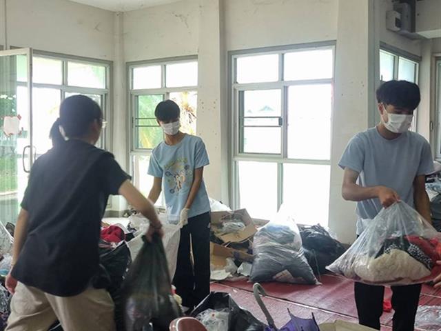 กองกิจการนิสิต เตรียมพื้นที่จุดพักคอยรองรับนิสิตใหม่ 2568