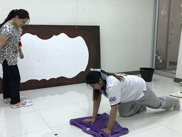 กองกิจการนิสิต เตรียมพื้นที่จุดพักคอยรองรับนิสิตใหม่ 2568