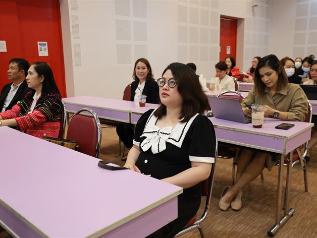 การอบรมเชิงปฏิบัติการในการพัฒนางานวิจัยและนวัตกรรมทางด้านสุขภาพ ในการประชุมวิชาการประจำปี 2568 