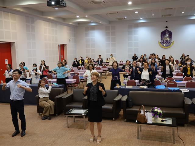 การอบรมเชิงปฏิบัติการในการพัฒนางานวิจัยและนวัตกรรมทางด้านสุขภาพ ในการประชุมวิชาการประจำปี 2568 