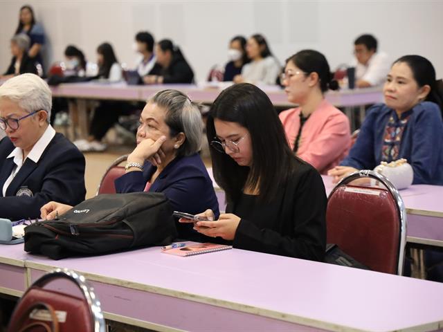การอบรมเชิงปฏิบัติการในการพัฒนางานวิจัยและนวัตกรรมทางด้านสุขภาพ ในการประชุมวิชาการประจำปี 2568 