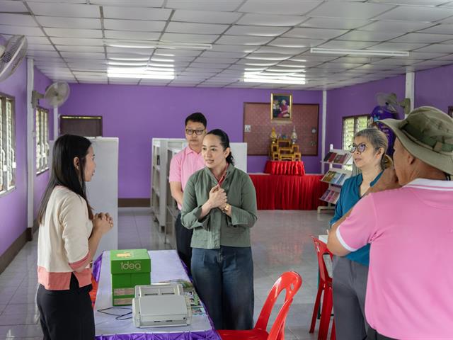 มหาวิทยาลัยพะเยาเข้าร่วมบริการวิชาการพัฒนาระบบเอกสารอิเล็กทรอนิกส์และสื่อการเรียนรู้ห้องสมุด ณ โรงเรียนตำรวจตระเวนชายแดน เบ็ตตี้ดูเมน อำเภอปง จังหวัดพะเยา