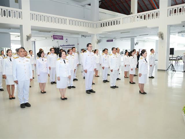 คณะสหเวชศาสตร์เข้าร่วมพิธีและร่วมแสดงความจงรักภักดีและสำนึกในพระมหากรุณาธิคุณ