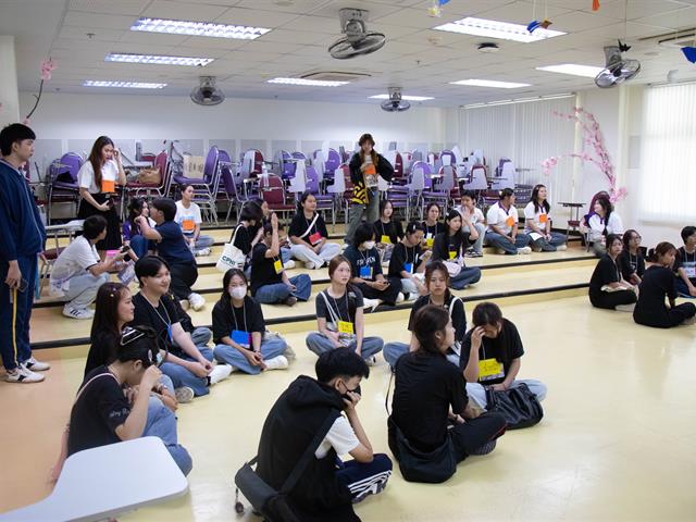 คณะศิลปศาสตร์จัดโครงการสานสัมพันธ์น้องใหม่ หล่อหลอมดวงใจเลือดสีส้มอิฐ ครั้งที่ 19