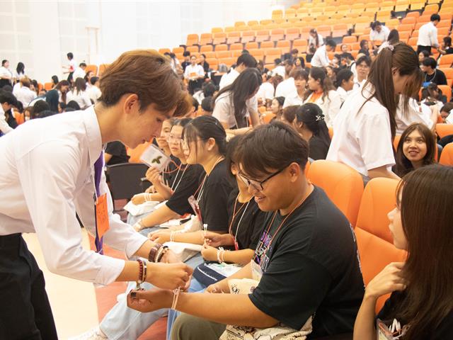 คณะศิลปศาสตร์จัดโครงการสานสัมพันธ์น้องใหม่ หล่อหลอมดวงใจเลือดสีส้มอิฐ ครั้งที่ 19