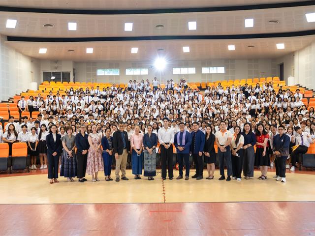 คณะศิลปศาสตร์จัดกิจกรรมปฐมนิเทศนิสิตคณะศิลปศาสตร์ ประจำปีการศึกษา 2568