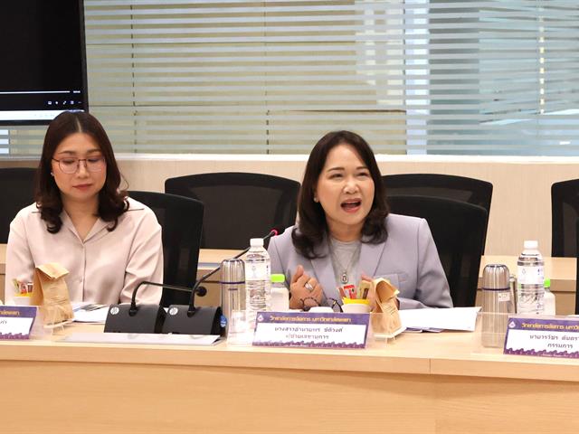 วิทยาลัยการจัดการ ม.พะเยา ให้การต้อนรับคณะกรรมการส่งเสริมกิจการมหาวิทยาลัยพะเยา ในการประชุมครั้งที่ 1/2568 ณ อาคารเวฟเพลส ชั้น 8 กรุงเทพมหานคร