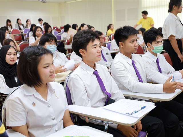 คณะสาธารณสุขศาสตร์ จัดกิจกรรมปฐมนิเทศนิสิตใหม่💜💛💙 ประจำปีการศึกษา 2568❤️"ต้อนรับเข้าสู่ครอบครัว "สาสุข