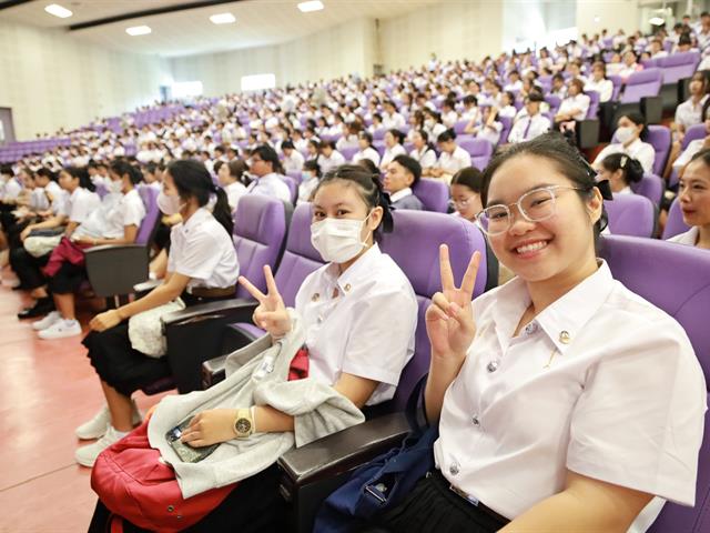 คณะสาธารณสุขศาสตร์ จัดกิจกรรมปฐมนิเทศนิสิตใหม่💜💛💙 ประจำปีการศึกษา 2568❤️"ต้อนรับเข้าสู่ครอบครัว "สาสุข