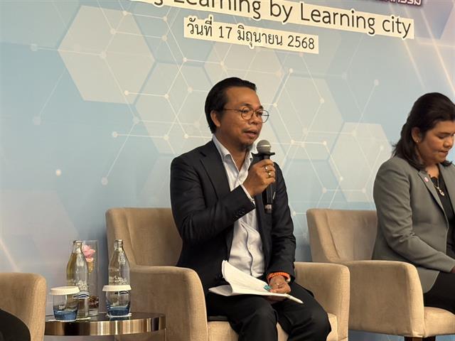 ม.พะเยา ร่วมจัดเวทีเสวนา “Life Long Learning by Learning City” ในงาน Thailand Research Expo 2025