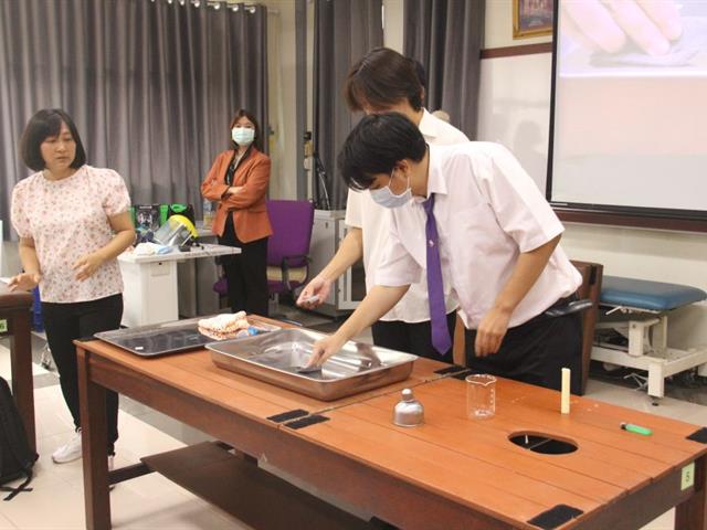 คณะสหเวชศาสตร์ จัดโครงการส่งเสริมทักษะทางด้านความปลอดภัยในห้องปฏิบัติการและภาวะฉุกเฉิน
