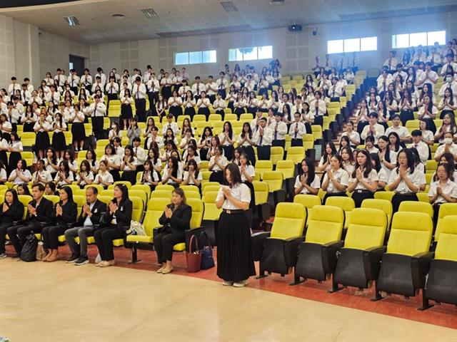คณะสหเวชศาสตร์ จัดพิธีไหว้ครู คณะสหเวชศาสตร์ ประจำปีการศึกษา 2568 