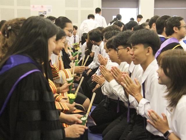 คณะสหเวชศาสตร์ จัดพิธีไหว้ครู คณะสหเวชศาสตร์ ประจำปีการศึกษา 2568 