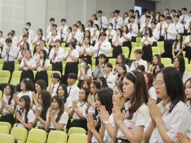 คณะสหเวชศาสตร์ จัดพิธีไหว้ครู คณะสหเวชศาสตร์ ประจำปีการศึกษา 2568 
