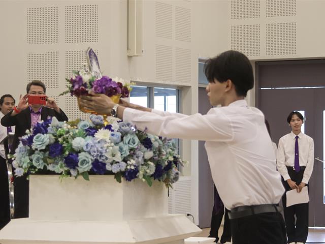 คณะสหเวชศาสตร์ จัดพิธีไหว้ครู คณะสหเวชศาสตร์ ประจำปีการศึกษา 2568 