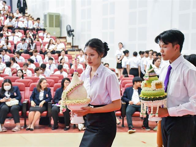 พิธีไหว้ครู วิทยาลัยการศึกษา มหาวิทยาลัยพะเยา ประจำปีการศึกษา 2568